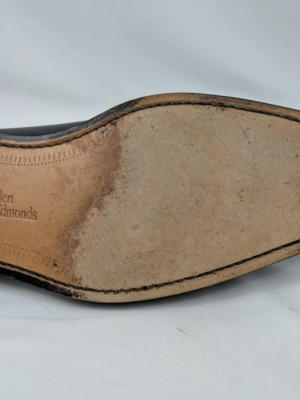 Allen Edmonds Black Leather Derby Oxfords